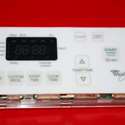 Part # 9761126, 6610463 Whirlpool Oven Electronic Control Board (used, overlay fair - White)