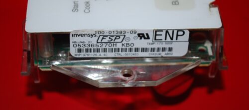 Part # 9761126, 6610463 Whirlpool Oven Electronic Control Board (used, overlay fair - White)