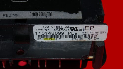 Part # WPW10476673 | W10236240 | Maytag Oven Control Board (overlay fair - Black)