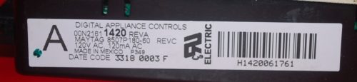 Part # 8507P180-60 - Maytag Oven Electronic Control Board (used)