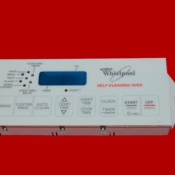 Part # 8053158 | 6610157 | Whirlpool Oven Control Board (overlay good - White)