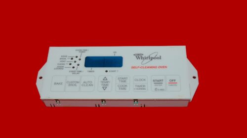 Part # 8053158 | 6610157 | Whirlpool Oven Control Board (overlay good - White)