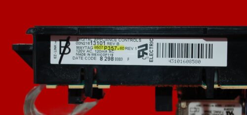Part # 5702M027-60 | 8507P357-60 | Maytag Oven Control Board (overlay fair - Black)