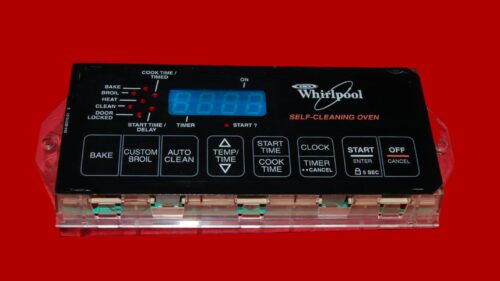 Part # 6610156 | 8053193 | Whirlpool Oven Control Board (overlay fair - Black)