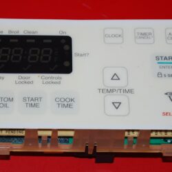 Part # 6610452, 9760299 Whirlpool Oven Electronic Control Board (used, overlay fair - Yellow)