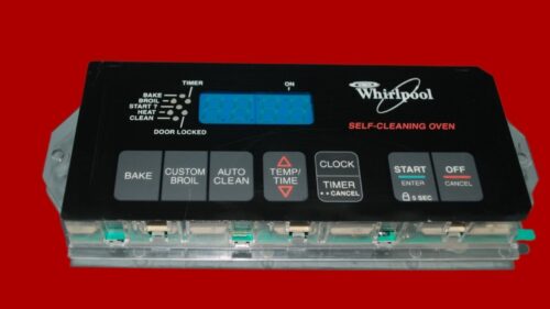 Part # 8053994 | 3196247 | Whirlpool Gas Oven Control Board (overlay fair - Black)