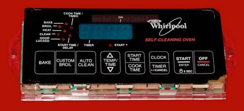 Part # 6610156 | 8053193 | Whirlpool Oven Control Board (overlay fair - Black)