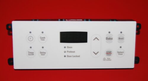 Part # 316418208 Frigidaire Oven Electronic Control Board (used, overlay good - Bisque)