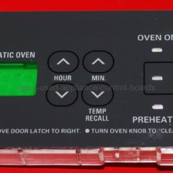 Part # WB27T10229, 191D2818P001 GE Oven Electronic Control Board (used, overlay good)