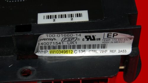 Whirlpool Oven Control Board | W10349612 | OEM Used Tested (overlay fair - Black)