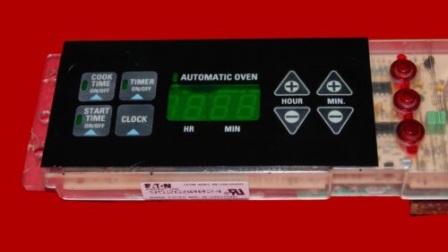 GE Oven Control Board 164D3143G002 | WB27X5579 | OEM Used Tested (overlay fair - Black)