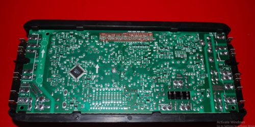 Part # W10108230 Whirlpool Oven Electronic Control Board And Clock (used, overlay fair)