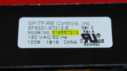 Part # 316557212 Frigidaire Oven Electronic Control Board (used, overlay fair - Black)