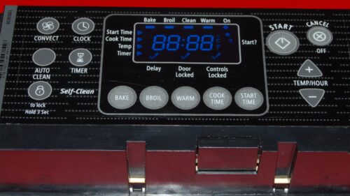 Part # W10831554 | 9763089 | Whirlpool Oven Control Board (overlay fair - Black)