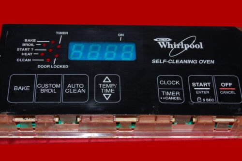Part # 8522489 | 6610310 | Whirlpool Oven Control Board (overlay fair - Black)