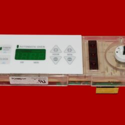 GE Oven Control Board WB02T10008 | 164D3147G008 | OEM Used Tested (overlay good - White)