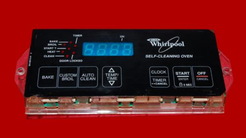 Part # 8522489 | 6610310 | Whirlpool Oven Control Board (overlay fair - Black)