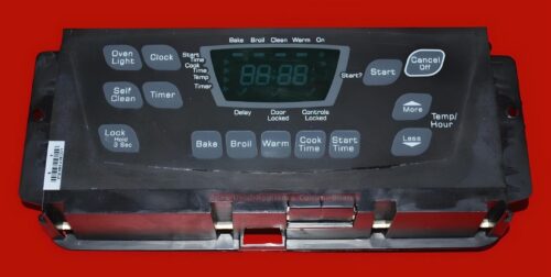 Part # WPW10476695 | W10173501 | Whirlpool Oven Control Board (overlay fair - Black)