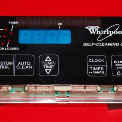 Part # 8522489, 6610310 Whirlpool Oven Electronic Control Board (used, overlay fair)