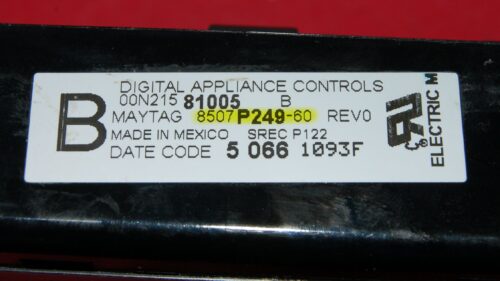 Maytag Oven Control Board - 8507P249-60 | 5701M760-60 (overlay fair - Dark Gray)