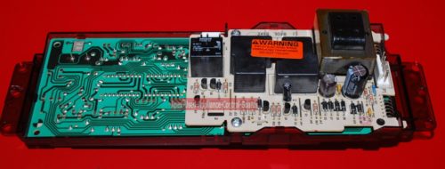 Part # 3196967 Whirlpool Oven Electronic Control Board And Clock (used, overlay good - Black/Red)