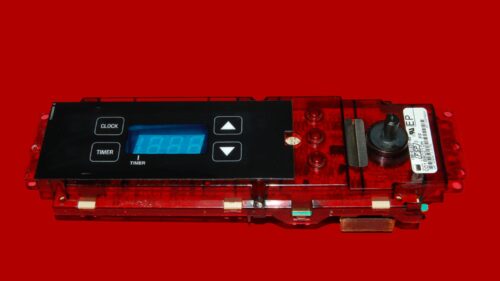 Whirlpool Oven Control Board And Clock 3196967 WP4453710 | OEM Used Tested (overlay good - Black)