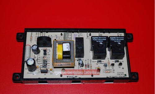 Part # 316222807 Kenmore Oven Electronic Control Board And Clock (used, overlay fair - Bisque)