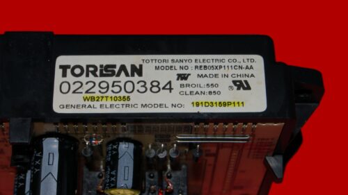 Part # WB27T10355 | 191D3159P111 | GE Oven Control Board (overlay fair - Bisque)