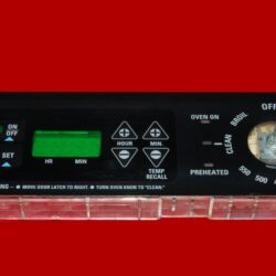 GE Oven Control Board - WB27T10231 | 191D2818P003 (overlay fair - Black)