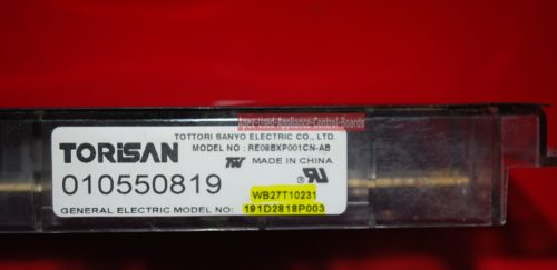 Part # WB27T10231, 191D2818P003 GE Oven Electronic Control Board And Clock (used,overlay fair)