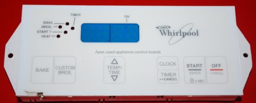 Part # 8053152, 6610149 - Whirlpool Oven Electronic Control Board (used, overlay good)