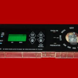 GE Oven Control Board WB27T10231 191D2818P003 OEM Used Tested (overlay fair - Black)
