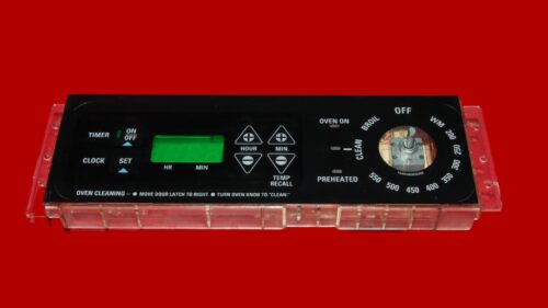 GE Oven Control Board WB27T10231 191D2818P003 OEM Used Tested (overlay fair - Black)