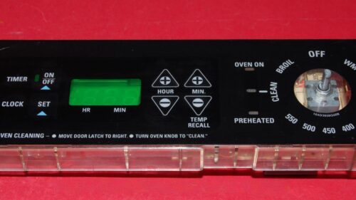 GE Oven Control Board WB27T10231 191D2818P003 OEM Used Tested (overlay fair - Black)
