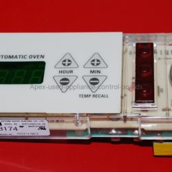 Part # 164D3147G012 - GE Oven Electronic Control Board (used, overlay good)