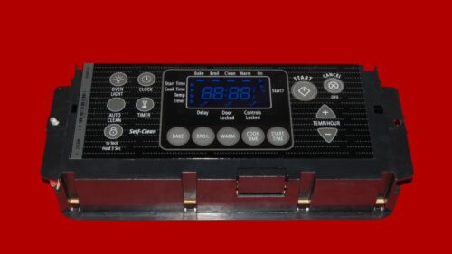 Whirlpool Gas Oven Control Board W10114384 | OEM Used Tested (overlay good - Black)
