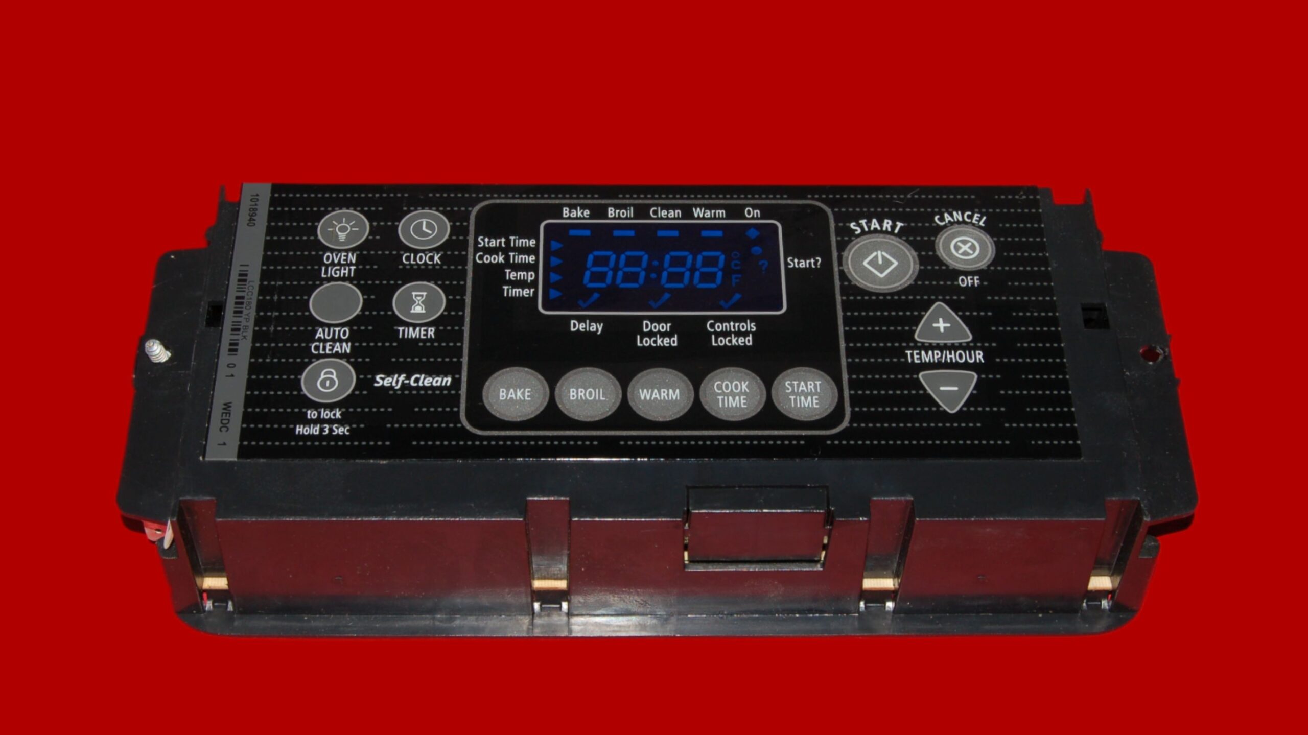 Whirlpool Gas Oven Control Board W10114384 | OEM Used Tested (overlay good - Black)