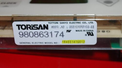 GE Oven Control Board 164D3147G012 | OEM Used Tested (overlay good - Bisque)