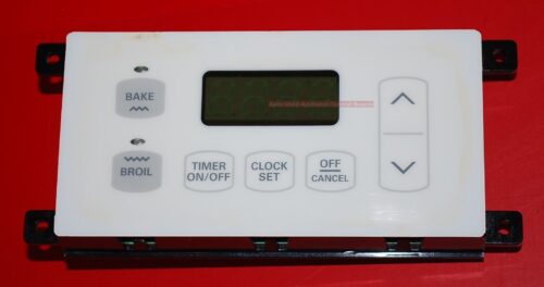 Part # 316222807 Kenmore Oven Electronic Control Board And Clock (used, overlay fair - Bisque)