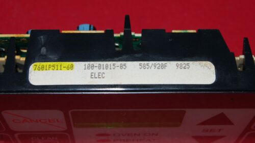 Part # 74003626 | 7601P511-60 | Maytag Oven Control Board (overlay good - Black)