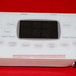 Part # 8507P156-60 - Maytag Oven Electronic Control Board And Clock (used, overlay good)