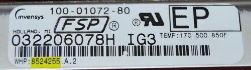 Part # 8524255 | Whirlpool Oven Control Board (overlay good - Black)