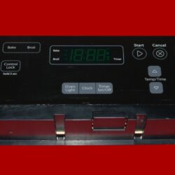 Part # W11122555 | W10734615 | Whirlpool Oven Control Board (overlay good - Black)