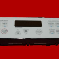 GE Oven Control Board WB27T10380 | 191D3159P128 | OEM Used Tested (overlay good - White)