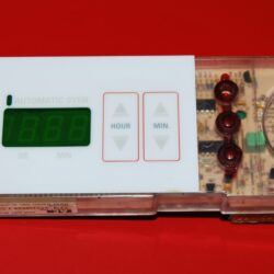 Part # 164D2851P011 | WB27X5525 GE Oven Control Board (used, overlay good - White)