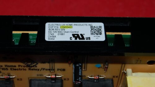 Kenmore Oven Control Board 316455420 | OEM Used Tested (overlay good - Black)