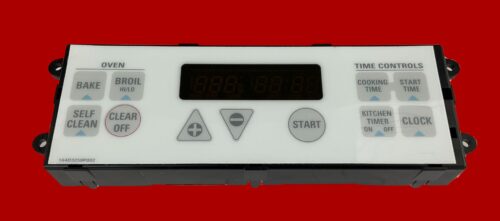 Part # WB27K5306 | 191D1576P008 | GE Oven Control Board And Clock (overlay good - White)