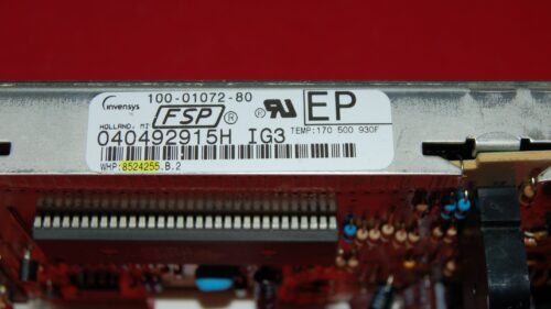 Part # 8524255 | Whirlpool Oven Control Board (overlay fair - Black)