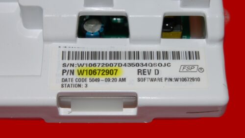Kenmore Washer Control Board - W10672907
