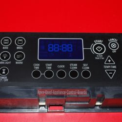 Part # W10271742 Whirlpool Oven Electronic Control Board and Clock (used, overlay good)
